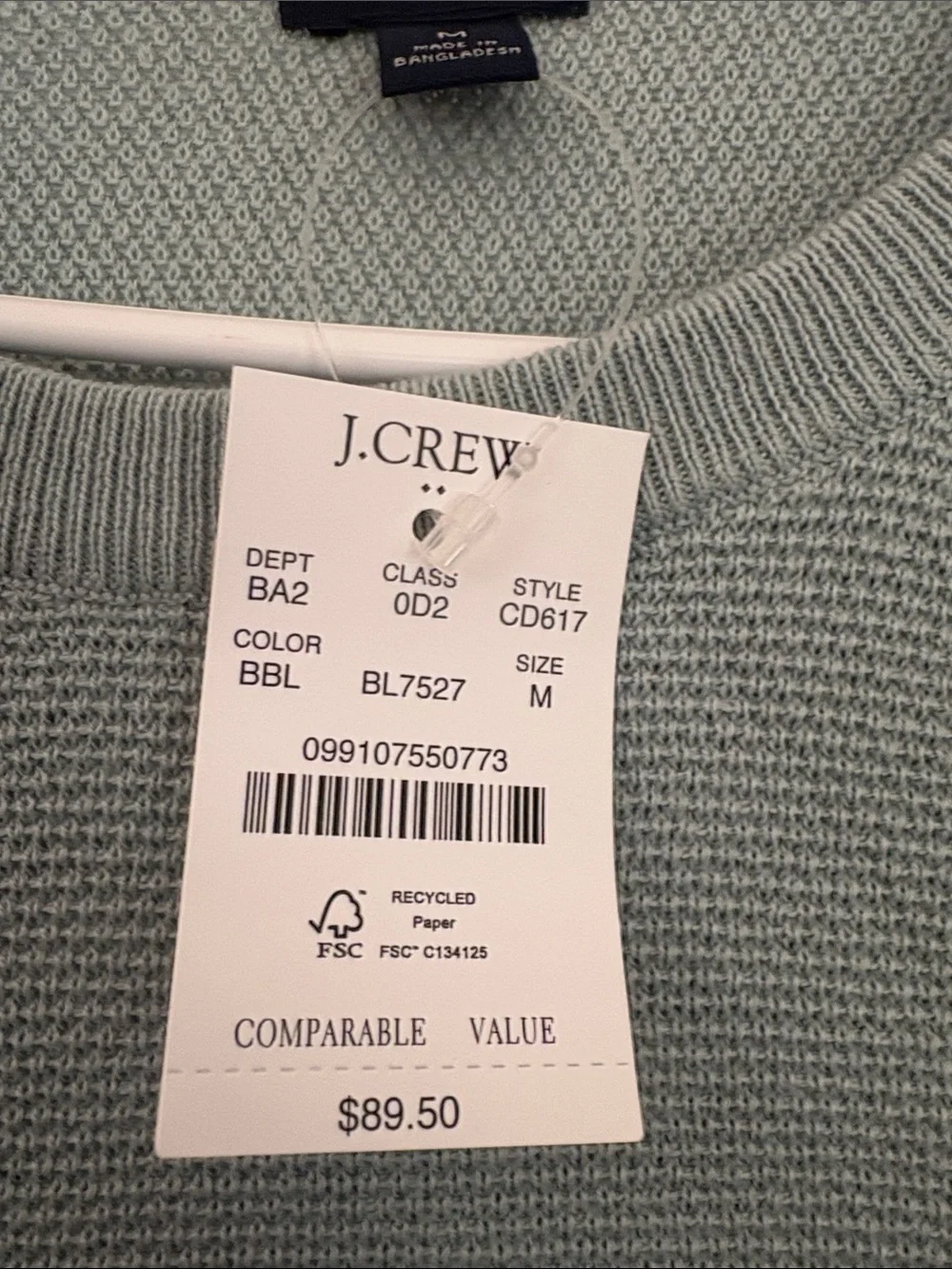 J. Crew lightweight textured